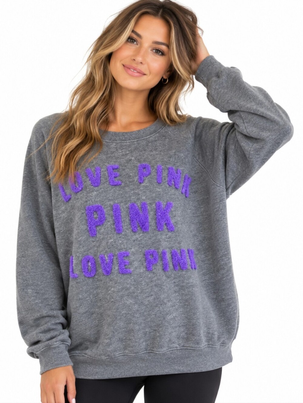 PINK Victoria's Secret Oversized Sweatshirt Size XS